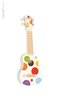 Drevené ukulele Confetti Janod sa reálnym zvukom 4 struny od 3-8 rokov