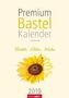 Premium Bastelkalender champagner 2019