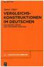 Vergleichskonstruktionen im Deutschen