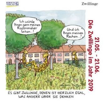 Die Zwillinge im Jahr 2019