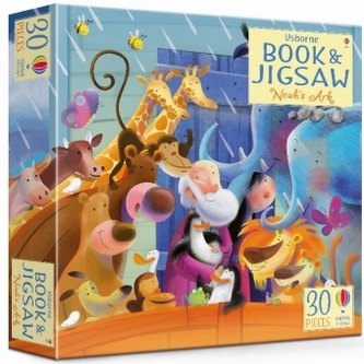 Noah's Ark, jigsaw, w. picture book