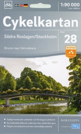 Cykelkartan Norstedts Radwanderkarte Södra Roslagen