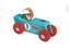 Dřevěné auto Story Racing Retromotor Janod od 1 roku modré nebo stříbrné