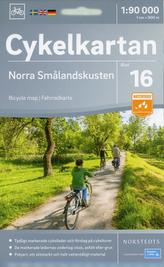 Cykelkartan Norstedts Radwanderkarte Norra Smalandkusten