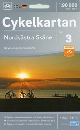 Cykelkartan Norstedts Radwanderkarte NW Skane
