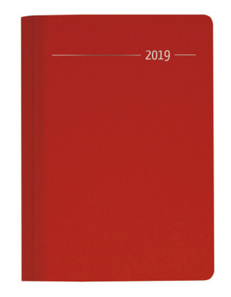 Buchkalender Silk Line Ruby 2019
