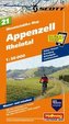 Appenzell-Rheintal Mountainbike-Karte Nr. 21, 1:50 000