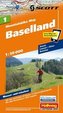 Hallwag Mountainbike Map Baselland Mountainbike-Karte