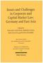 Issues and Challenges in Corporate and Capital Market Law: Germany and East Asia