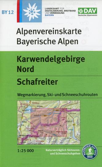 Alpenvereinskarte Karwendelgebirge Nord, Schafreiter