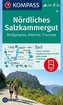 Nördliches Salzkammergut, Wolfgangsee, Attersee, Traunsee 1:50 000 / turistická mapa KOMPASS 18