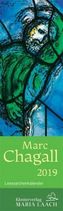 Marc Chagall, Lesezeichenkalender 2019