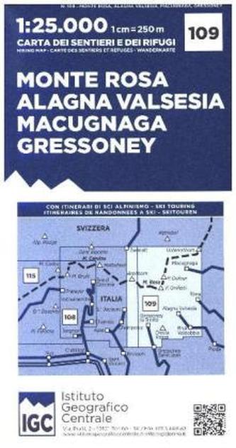 IGC Wanderkarte Monte Rosa