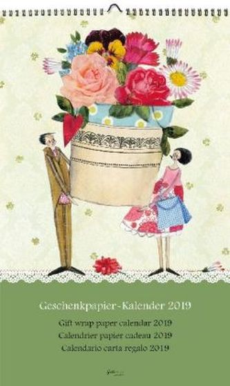 Geschenkpapierkalender 2019