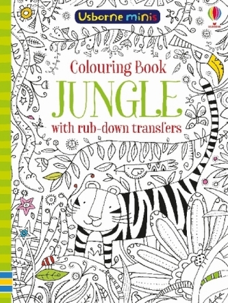 Colouring Book Jungle with Rub Down Transfers