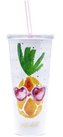 Tumbler: Just Chill Pineapple - Trinkbecher im frischen Design: Entspann' Dich Ananas