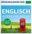 PONS Sprachkalender 2019 Englisch Woche für Woche