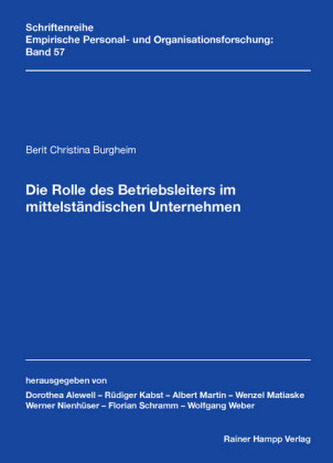 Die Rolle des Betriebsleiters im mittelständischen Unternehmen