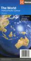 Übersichtskarte Politisch World Pacific Centred