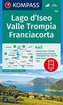 Kompass Karte Lago d'Iseo, Valle Trompia, Franciacorta