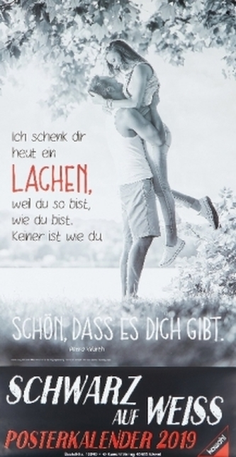 Schwarz auf Weiss - Posterkalender 2019