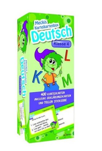 Karteibox Deutsch Klasse 4