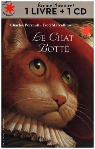 Le chat botté livre, m. Audio-CD