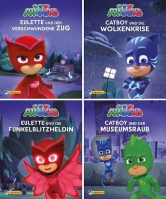 PJ Masks, 4 Hefte. Nr.1-4