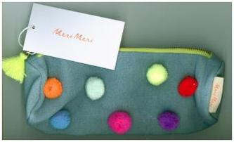 Federmäppchen mit Bommel