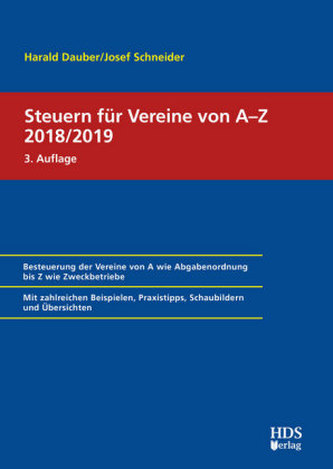 Steuern für Vereine von A-Z 2018/2019