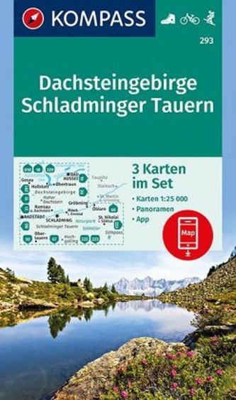 Kompass Karte Dachsteingebirge, Schladminger Tauern