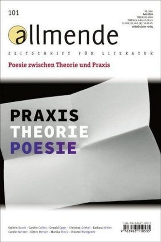allmende, Zeitschrift für Literatur. Nr.101