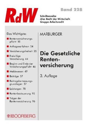 Die gesetzliche Rentenversicherung