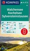 Kompass Karte Walchensee, Kochelsee, Sylvensteinstausee