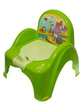 Dětský nočník s poklopem zelený safari