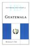Historical Dictionary of Guatemala