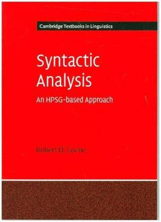 Syntactic Analysis