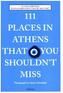 111 Places in Athens That You Shouldn't Miss