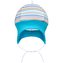 Kojenecká čepička na zavazování New Baby Puppik 2 tyrkysová - velikost 80 (9-12m)
