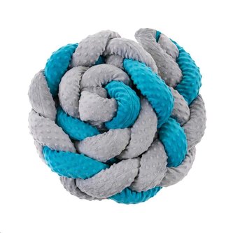 Mantinel do postýlky cop Belisima šedo tyrkysový