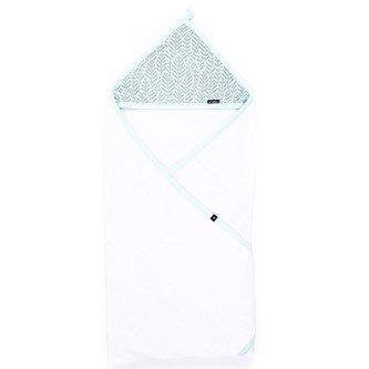 Dětská osuška Womar 100x100 lístky mátová