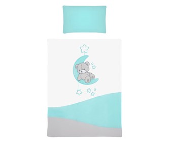 6-dílné ložní povlečení Belisima Teddy Bear 100/135 tyrkysové