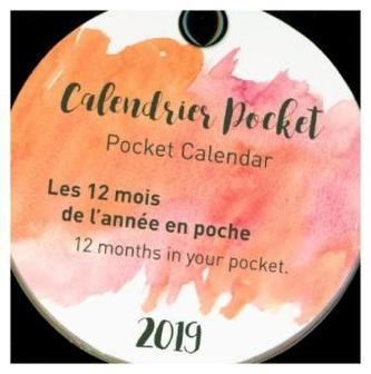 Aquarelle, Kalender rund 2019