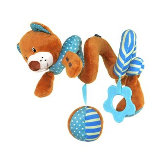 Hračka na postýlku Spirála Baby Mix medvídek modrý