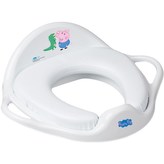 Dětské sedátko na WC měkké Prasátko Peppa white-blue