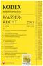 KODEX Wasserrecht 2018 (f. Österreich)