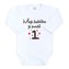 Body s potiskem New Baby Moje babička je prostě jednička - velikost 62 (3-6m)