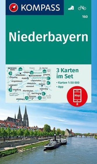 Kompass Karte Niederbayern