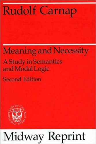 Meaning and Necessity