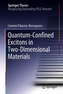 Quantum-Confined Excitons in 2-Dimensional Materials
